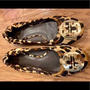 Tory Burch Leopard Print Flats